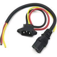 AliExpress LAJQTAO E-bike Battery Charging Socket Electric Car Connector Charging Plug Universal Three Vertical DC 72V 10A Cable for 60V Vehicle