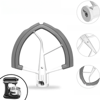 Flex Edge Beater for Kitchenaid 5.5/6 Quart Bowl-Lift Stand Mixer, Kitchenaid Mixers Attachment Flat Beater Paddle with Flexible