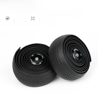 AliExpress ONIRII Bicycle Handlebar Tape 2 Pcs with End Plug Silicone Bar Tape Shock Absorption Anti-slip Durable Cycling Wrap for Road Bike NEW
