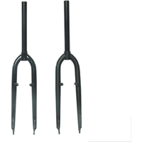 AliExpress NONE 26/27.5ER DARKROCK CM-3 /CM-5 Cr-Mo Steels Front Fork 28.6mm DISC and V Brake MTB Rigid Fork Mountain Bikes Parts Matt Glossy
