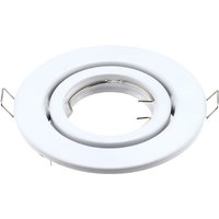 2/6/10PCS New Design GU10 Socket Recessed Aluminum Frame MR16 Base Spotlight Fitting No Adjustable MR16 GU10 Bulb Trims Fixture