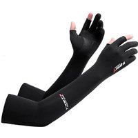AliExpress Lotank UV Solar Arm Sleeves Long Cuffs for Cycling Men Women Cool Sun Protection Motorcyclist Driving Gloves Hand Cover Summer