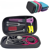 Portable Stethoscope Storage Bag Shockproof Mesh Bags Organizer Wear-resistant Safe Multi-functional Home Supplies black