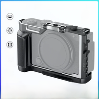 SmallRig S9 Camera Cage for Panasonic LUMIX S9, with Wooden Handgrip & Arca-Swiss Quick Release Plate for Arca-type Tripod -4515