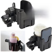 AliExpress NONE 2-in-1 Cup Phone Holder Universal Cup Holder with Phone Holder Golf Cart Cup Holder Bottle Holder for Stroller Bike Golf Cart