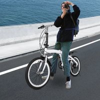 AliExpress White Folding Bike Foldable City Bike for Adult 20