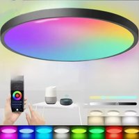 Tuya Bluetooth Smart Ceiling Lights 25W Led Ceiling Lamp RGBCW Led Work With Alexa Google Home Voice Control Smart APP Dimming