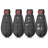 KEYYOU 3/4/5/6/7 BTN Keyless Entry Smart Remote Key Case Entry Fob Key Shell Cover For Chrysler Town Country Dodge Grand Caravan