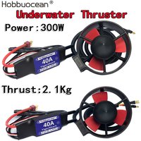 Hobbyocean 2.1KG Underwater Thruster 16V 300W Brushless Motor 40A ESC for RC Bait Tug Boat Nest Ship Submarin ROV Robot