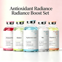 Wholesale Salmon DNA PDRN Face Serum AOxygen Spray Der.pen Kit Jet peeling Beauty Salon Korean Skin Care 5 10 Bottles Seti