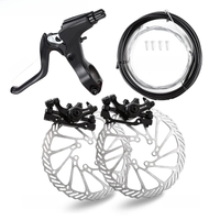 AliExpress BUCKLOS Disc Rotor Brake set 160mm Mechanical Calipers IS/PM Front Rear Double Brake Handle Levers Line Bike Parts