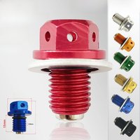 AliExpress NONE Universal M12x1.5 Gearbox Magnetic Oil Drain Plug Bolt Screw For Honda Kawasaki Yamaha Motorcycle Dirt Bike Scooter ATV Quad