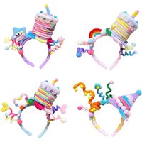 Eye Catching Birthday Cake Headband Headpieces for Costume Balls and Weddings