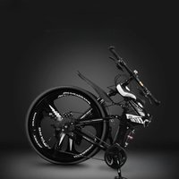 AliExpress LISM Folding Mountain Bike Men's Variable Speed Off-road Double Shock Absorber Bike 24 Inch 26 Adolescent High School Student Adult