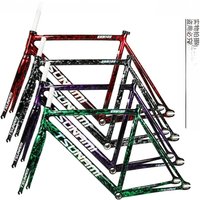 AliExpress 2025 NEW TSUNAMI SNM100 Bicycle Frame Fixed Gear Carrier Kit Aluminum Racetrack Frame Multi-Color Option Cycling Parts