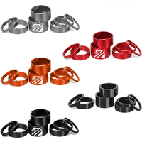 AliExpress 11PCS BUCKLOS Bicycle Headset Washer Fork Stem Spacers 28.6mm 1-1/8'' MTB Aluminum Alloy Bike Headset Spacers Bike Fork Spacer