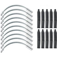 AliExpress NONE 10pcs V Brake Noodle And Boot Set Cable Guide Bend Tube Pipe Sleeves Protector Hose Brake MTB Mountain Bike Outdoor Noodles