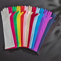AliExpress DANJIU Women Long Spandex Multicolor Solid Retro Cosplay Stage Performance High Stretch Breathable Gloves Drive Cycling