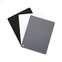 JJC 4" x 5.2" PVC White Balance Card Set for Achieving Perfect Color Balance 18% Neutral Grey Card White Card and Black Card