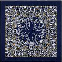 55cm Japanese Blue Cotton Camping Hiking Scarf Sport Headwear Bandanas Turban Hand Band Magic Scarves Outdoor Cycling Headband