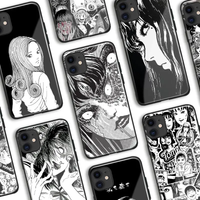 Horror Cartoon Anime Soft Silicone Glass Manga Phone Case for IPhone 15 14 11 Pro Max 12 13 Mini 7 8 15 Plus Xr Xs