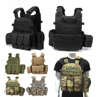 AliExpress NONE Camouflage Plate Carrier Vest Multi-Functional Paintball Airsoft Vest Adjustable Men Women Combat Equipment for Outdoor Cycling