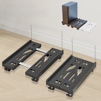 Mobile CPU Stand PC Tower Stand Portable Removable Bracket Gaming Desk Accessories Ventilated Computer Tower Stand Adjustable