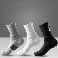 AliExpress YIQXLICC 3pairs/Lot Men's Socks Compression Stockings Breathable Basketball Sports Cycling Socks Moisture Wicking High Elastic Tube Socks