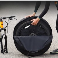 AliExpress jooyoo 1PC Bicycle Bags Tire Pack Bag Nylon 420D Waterproof Glossy Silk Airplane Carry 27 Inch Individual Wheel Bag Bicycle Accessories