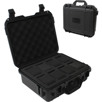 2/8 Grid High-end Watch Box Collection Watch Antique Protective Safety Box Thickened With Sponge Moisture-proof Box