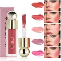 Liquid Blush Matte Eyeshadow Facial Pigment Lasting Powder Fender Beautiful Natural Cream Orange Peach Rare Blush Makeups