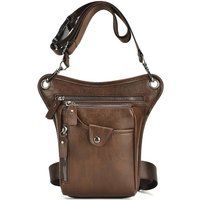 AliExpress weixier Vintage PU Leather Waist Pack Drop Leg Bag For Men Women Belt Hip Bag Multifunction Motorcycle Bicycle Outdoor Hiking Camping