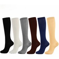 AliExpress NONE 1/3/6 Pairs Neutral Running Tight Elastic Compression Socks Sweat Absorbing Breathable Preventing Varicose Veins Cycling Socks