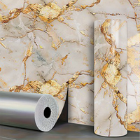 Imitation tile self-adhesive marble waterproof PVC wall stickers for living room kitchen bedroom decoration stickers