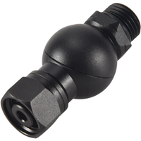 DIDEEP Global Universal 360 Degree Swivel Hose Adapter For 2Nd Stage Scuba Diving Regulator Connector Dive Accessories
