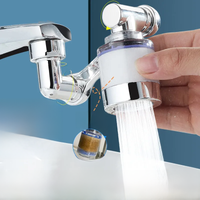 New Universal Tap Aerator with Filter Element 1080° Splash-proof Swivel Faucet Filter Water Saving Filtration Purifie Wash Basin