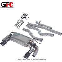Specifically for 2013-2018 BMW 340i F30 435i F32 N55440i F36 3.0T B58 Mirror Polished Catback Exhaust with Electronic Valves