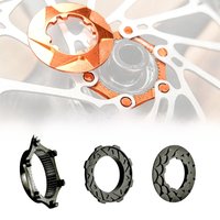 AliExpress rrskit Bicycle Middle Lock Disc Lock Cover Road MTB Bike 12mm Bucket Axle Disc Lock Cover Six Spike Disc To Center Lock Conversion Ring