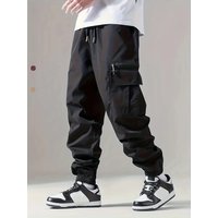 AliExpress Other Men's Cargo Pants, Thin Trousers, Comfortable and Breathable, Outdoor Casual, Wearable, Running, Cycling, Multi-pocket 004