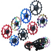AliExpress 10T 11T 12T 13T 14T 15T 16T 17T MTB Road Bike Rear Derailleur Pulley Roller Ceramic Bearing Guide Jockey Wheel For Shimano Sram