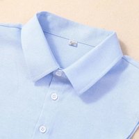 Fashion Fake Collar Blouse Vintage Detachable Shirt False Collar Lapel Blouse Top Women Clothes Accessories
