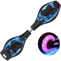 Two-wheeled Flashing Wheel Swing Skateboard For Children And Adolescents With Two-wheeled Skateboard