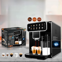 Fully Automatic Coffee Machine with Milk Frother,Multifunctional Fancy Coffee Machine,Satisfy Your Multiple Tastes
