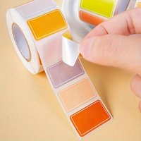 500pcs/roll Multi-purpose label Color label sticker label waterproof self-adhesive name label commodity food label sticker