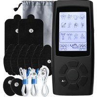 Tens Electroestimulador Pulse Acupuncture Massager 40 Levels EMS Muscle Stimulators Relaxation Medical Pain Relief with 10 Pads