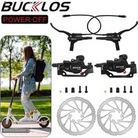 AliExpress BUCKLOS 2 Piston E-Bike Hydraulic Brakes Power Off Scooter Hydraulic Disc Brake Set Oil Pressure Folding Disc Brake Kit