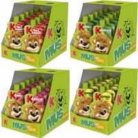 Kubuś Mus 100% Mix 4 smaków musów owocowych 100 g x 48 sztuk