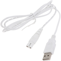 White USB Cable Charging Line Suit HF-5 HF-9 HF-6 Oral Irrigator Teeth Water Flosser Power Cord USB Electrical Cord