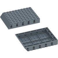 MOC 1PCS 65803W 10X8 Bottom Thick Plate With Holes Building Blocks Kit Strong House Castle Board Bricks DIY Assemble Toys Gifts