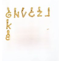 Joolim Jewelry Wholesale No Fade Fashion Single English Letter Bamboo Three-dimensional Stainless Steel Pendant Gift For Women